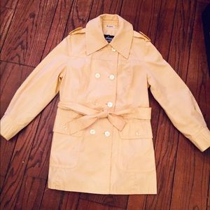 Yellow rain coat